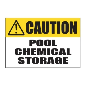 Pool Chemical Storage sign AS29