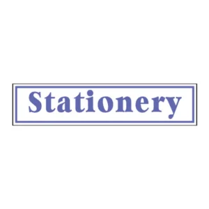Stationery (plaque) sign B1d