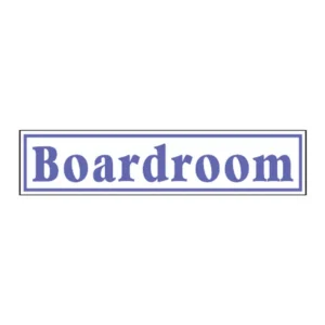 Boardroom (plaque) sign B1e