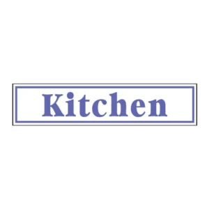 Kitchen (plaque) sign B1i