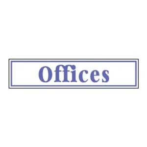 Offices (plaque) sign B1m