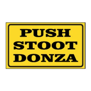 Push / Stoot / Donza sign B25