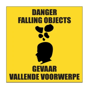 Falling Objects sign C19
