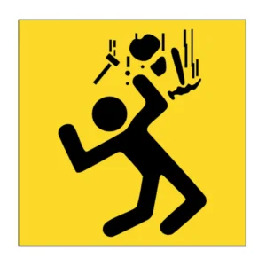 Men Working Overhead sign C22
