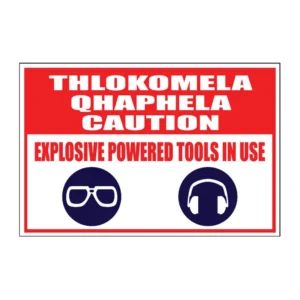 Caution Power Tools sign C28