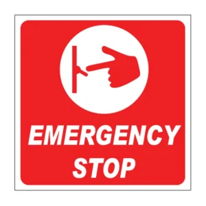 Emergency Stop sign E14
