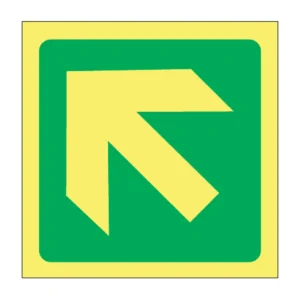 Fire Luminous Arrow – Up Left sign FL2