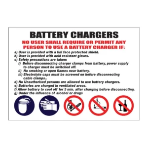Battery Chargers sign FM2