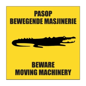 Moving Machinery sign FM27