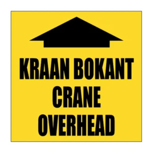Crane Overhead sign FM42