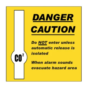 CO2 Danger sign G15