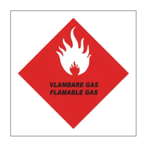 Flammable Gas (diamond) sign G19