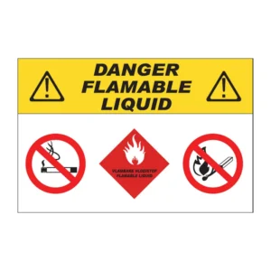 Danger Flammable Liquid sign G20