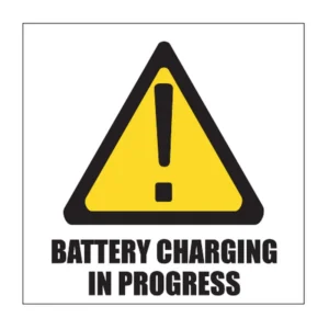 Battery Charging In Progress sign G21