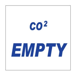 CO2 Empty sign G8