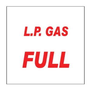 L.P. Gas Full sign G9
