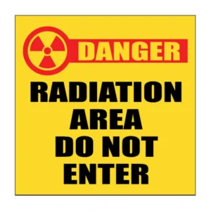Radiation Do Not Enter sign H3