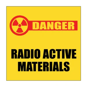Radio Active Materials sign H6