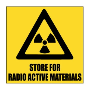 Store For Radio Active Materials sign H7