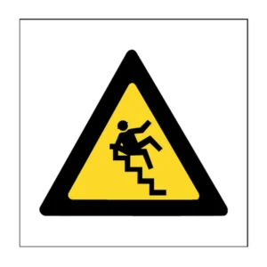 Slippery Steps Hazard sign HZ16