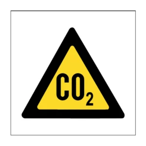 Carbon Dioxide Hazard sign HZ9