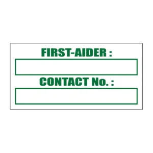 Safety Controller (sticker) sign IN10