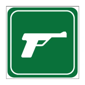 Firing Range (gun) sign IN104