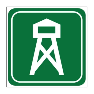 Fire Post sign IN108