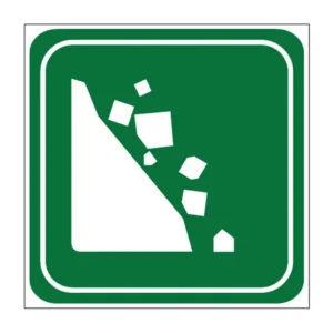 Falling Rocks sign IN110