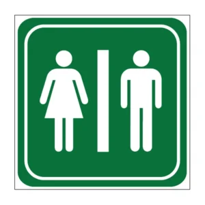 Toilets (both) sign IN127