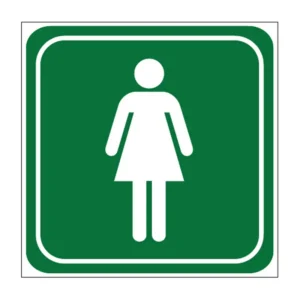 Toilets Woman sign IN128