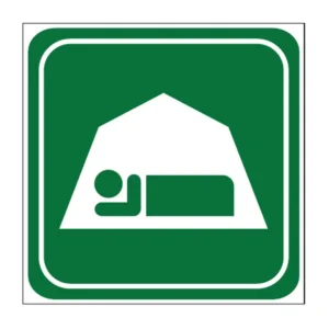 Accommodations Tent sign IN131