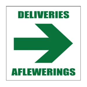 Deliveries Right sign IN15