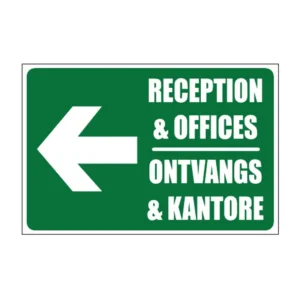 Reception & Offices Left sign IN19