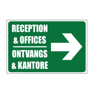 Reception & Offices Right sign IN20