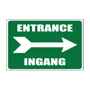 Entrance Right / Ingang sign IN23