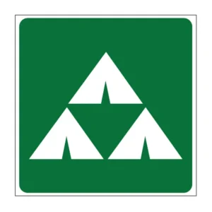 Camping Area sign IN36