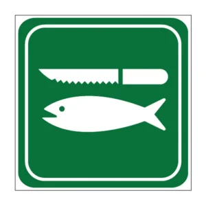 Fish Cleaning sign IN76
