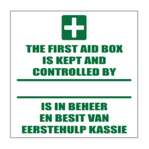 First Aid Controller sign IN8