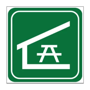 Covered Picnic Area sign IN91