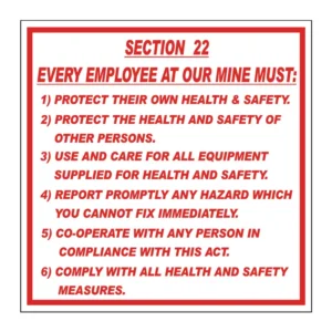 Section 22 Every Employee Must sign MI24