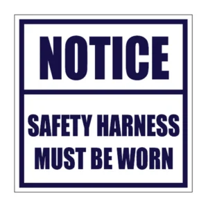 Wear Safety Harness sign MV21
