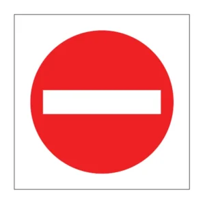 No Entry sign NE1
