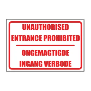 Private Property sign NE19