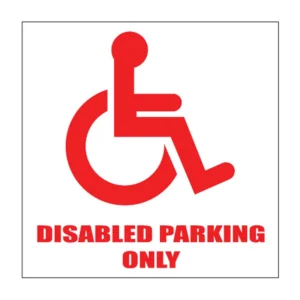 Disabled Parking sign NE69
