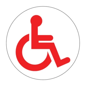 Disabled Windscreen Sticker sign NE70