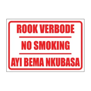 No Smoking sign NS15