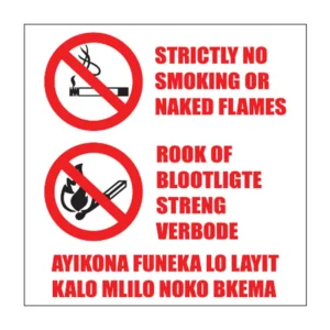 Non Smoking Area sign NS16