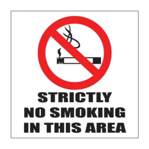 Strictly No Smoking sign NS3