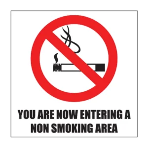Non Smoking Area sign NS6